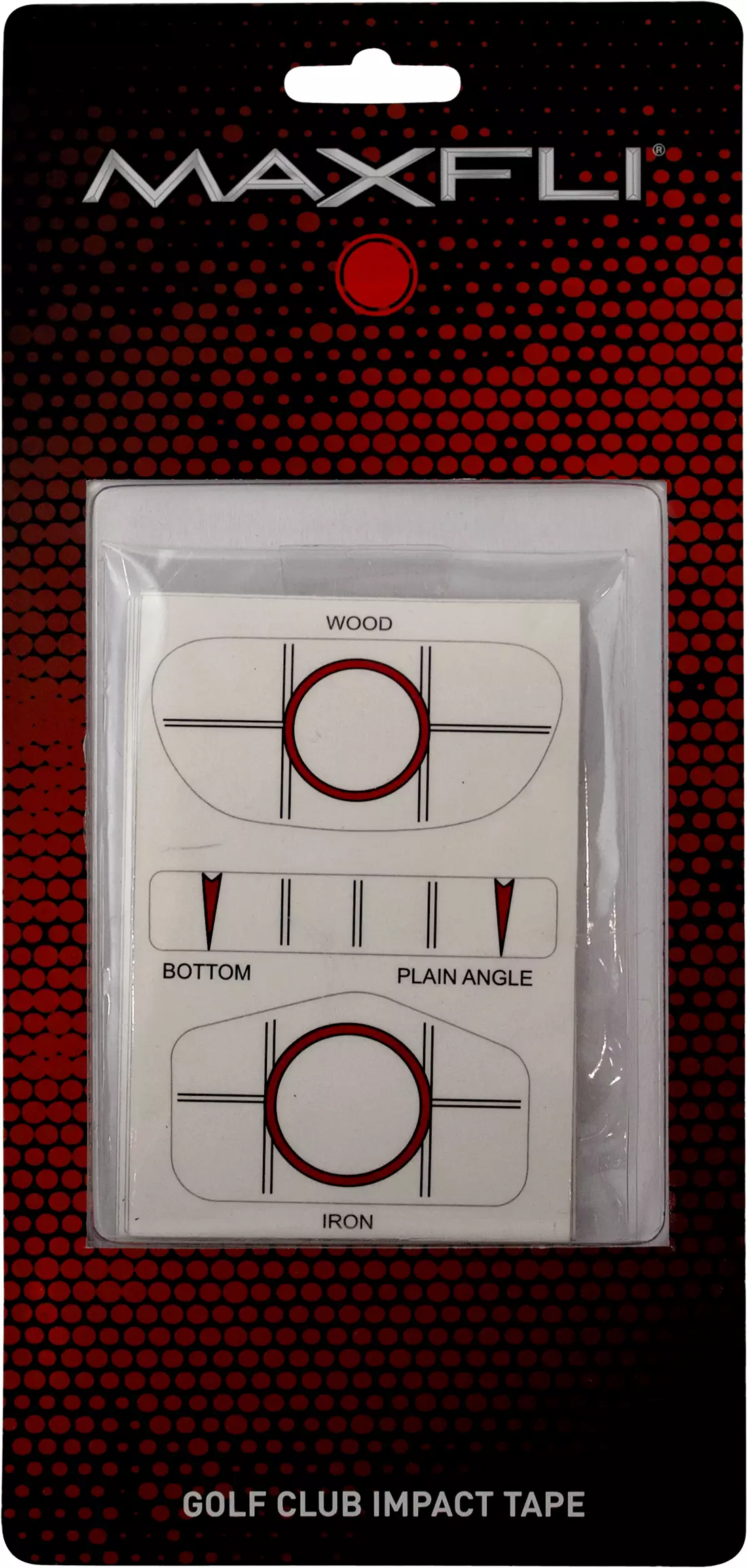 Golf Club Face Impact Tape